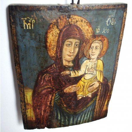 "The Mother of God with the Child" Moldavian workshop, first half of the 19th century