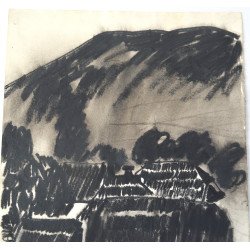 Ion Mihalache "Houses at Straja" mixed media, 2013 2