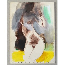 Ion Mihalache "Nude" mixed media, 2014