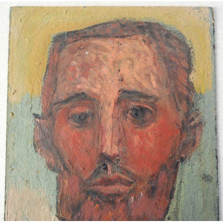 Ilie Boca "Man" oil on board, 1997