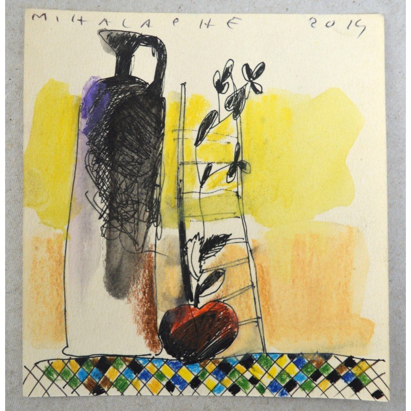 Ion Mihalache "Still Life" mixed media, 2014