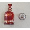 Vas de sticla cu dop stil Biedermeier sec 19