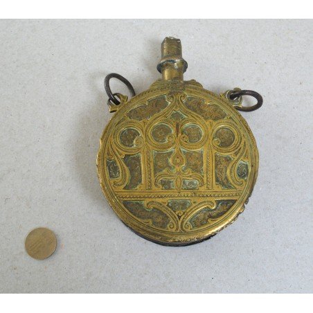 Antique gunpowder flask, Morocco, 18th-19th century