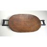 Vechi platou de lemn Zulu Africa de Sud sec XX