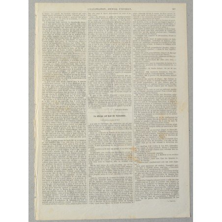 Original print, the Ad Hoc Divan of Wallachia, 1857