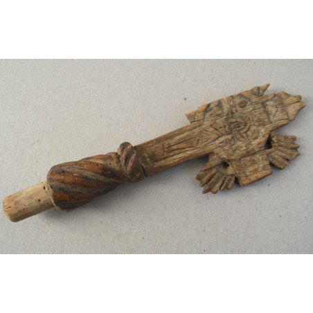 Peasant wooden cross, 19th century