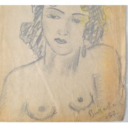 Sever Burada "Nude" drawing, 1937 2