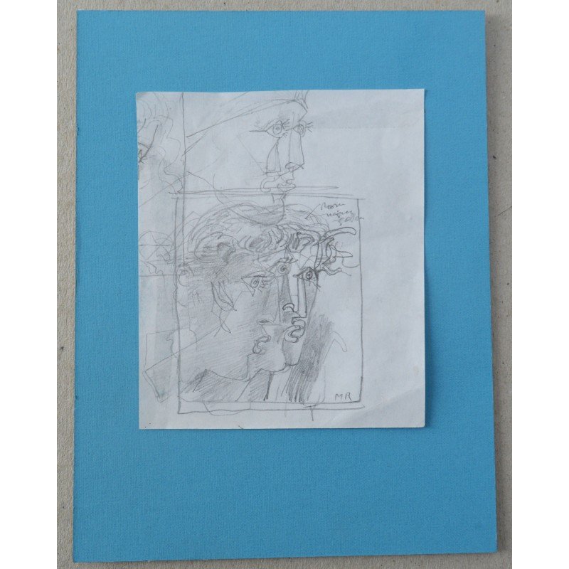 Mihai Rusu "Allegory" drawing