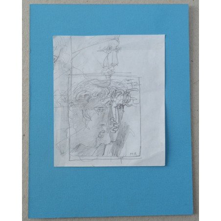 Mihai Rusu "Allegory" drawing