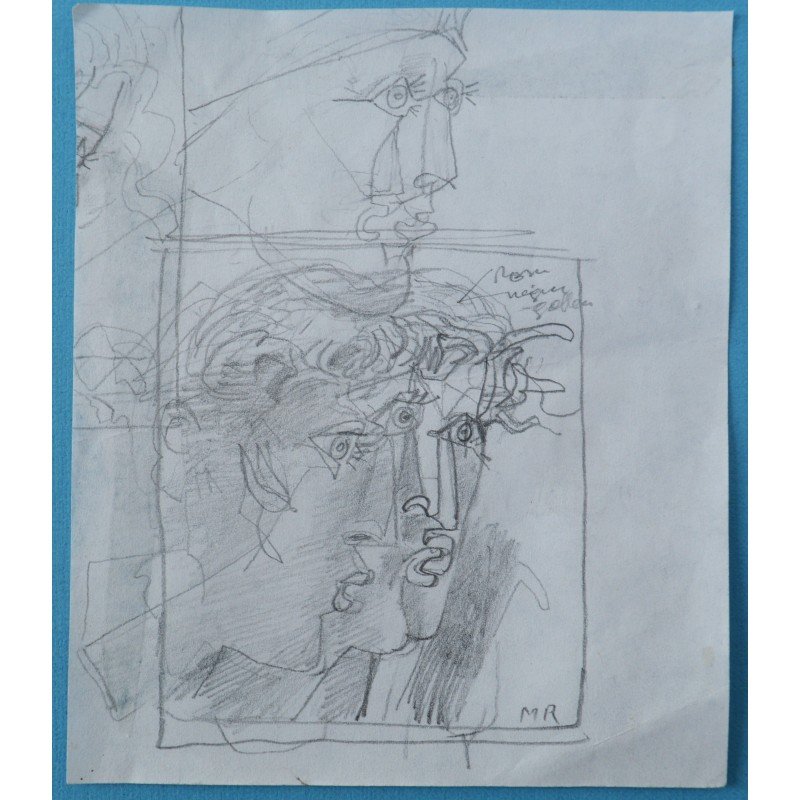 Mihai Rusu "Allegory" drawing