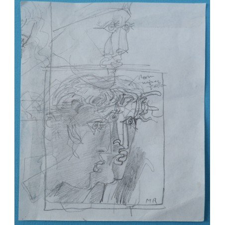 Mihai Rusu "Allegory" drawing