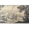 Gaspard Dughet "Eenige landschappen" gravura veche 1685-1744