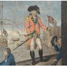 "The most Noble Marquis Cornwallis landing at Ostend" mezzotinta 1794