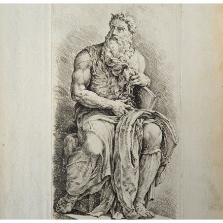 Jan de Bisschop "Paradigmata Graphices Variorum Artificum" antique engraving, 1671