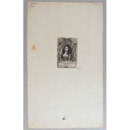 Michael Schober, antique engraving
