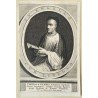 Cornelis Martinus Vermeulen "Portretul lui Thomas A Kempis" gravura 1654 -1709