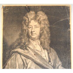 Godfrey Kneller "Charles Montagu Earl of Halifax" mezzotinta 1732