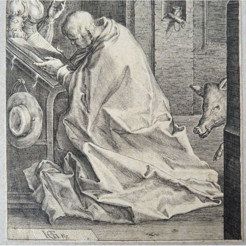 Hendrik Goltzius "The Temptation of Saint...