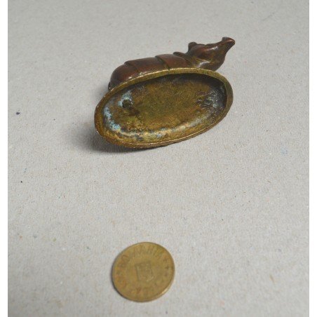 Rinocer miniatura bronz cca 1900
