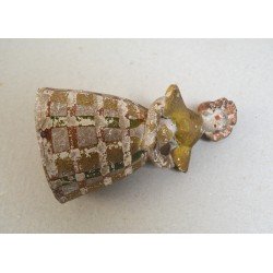 Femeie in costum de epoca figurina ceramica sec 19