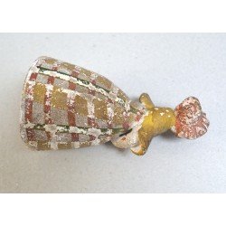 Femeie in costum de epoca figurina ceramica sec 19