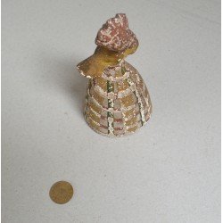 Femeie in costum de epoca figurina ceramica sec 19