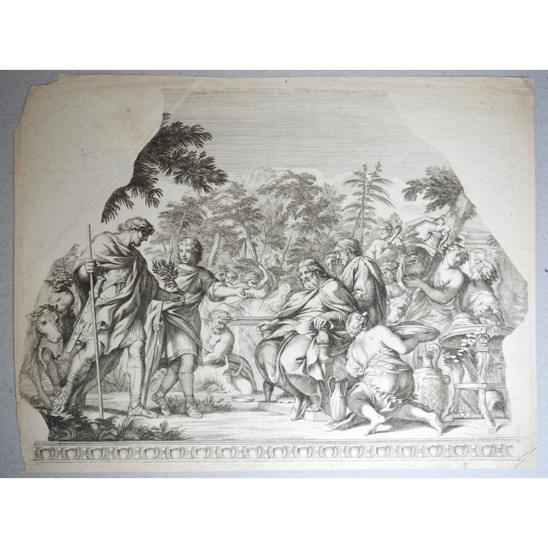 Pietro da Cortona "Aeneas and Ascanius" antique...