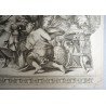 Pietro da Cortona "Aeneas si Ascanius" gravura veche cca 1654