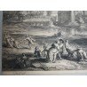 Peter Paul Rubens "Peisaj cu castel" gravura cca 1638