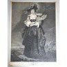 Anthony van Dyck "Helena Forman, Rubens's Second Wife" gravura 1767