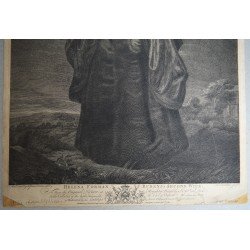 Anthony van Dyck "Helena Forman, Rubens's Second Wife" gravura 1767