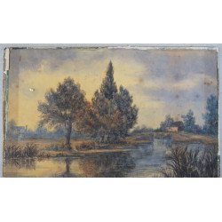 A Douglas "Viewing on the Canal near Weybridge" antique... 2