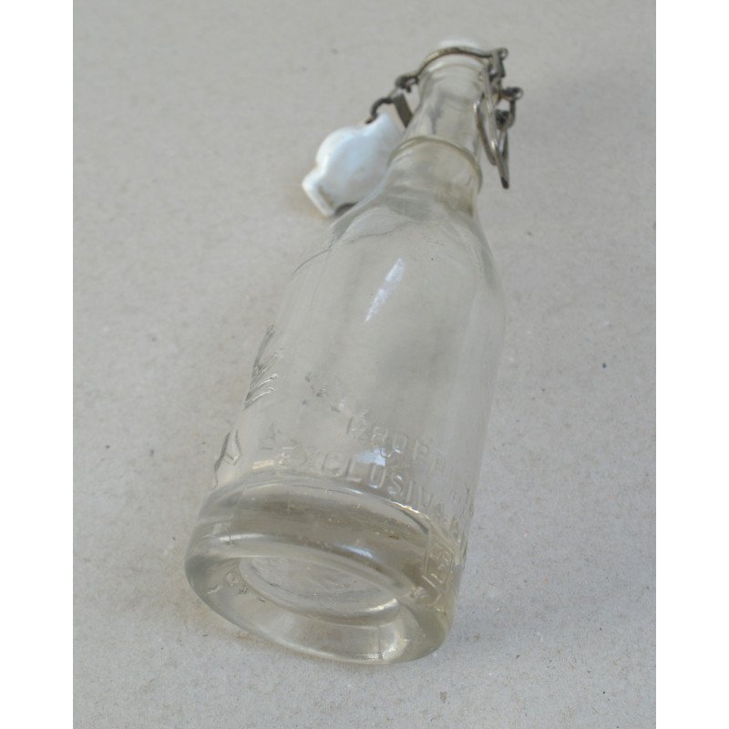 Antique bottle with porcelain stopper, Stelian...