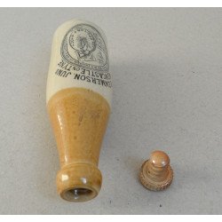 R. Emmerson Stoneware Pottery Stout Beer Bottle Newcastle UK 1879-1920