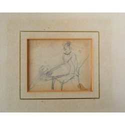 William Henry Hunt "Study" drawing, 19th century 2