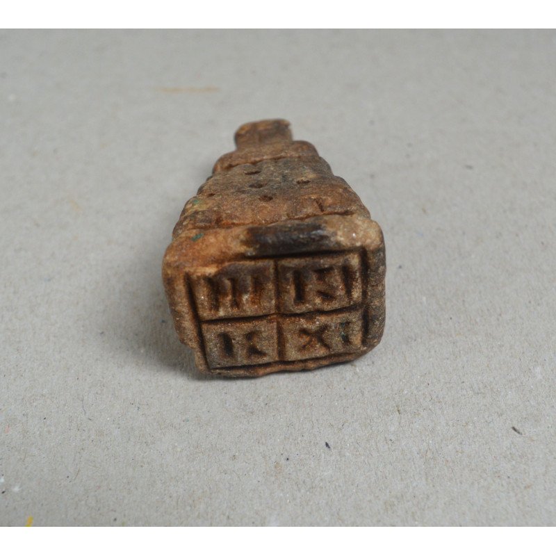 Stone prosphora seal, 19th century