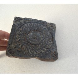 Tipar de lemn sculptat pentru imprimari textile Asia de SE