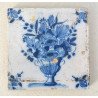 "Vas cu flori" placa ceramica London delft cca 1750