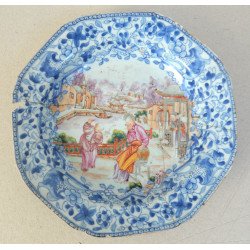 Hand-painted plate, China, 18th-19th century