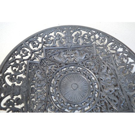 Cast iron fruit bowl, England, 19th century