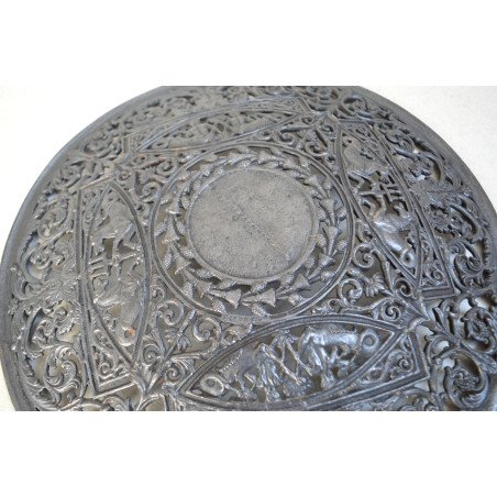 Cast iron fruit bowl, England, 19th century