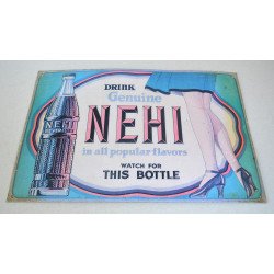 "Nehi" reclama pe metal AAA Sign CO Coitsville Ohio