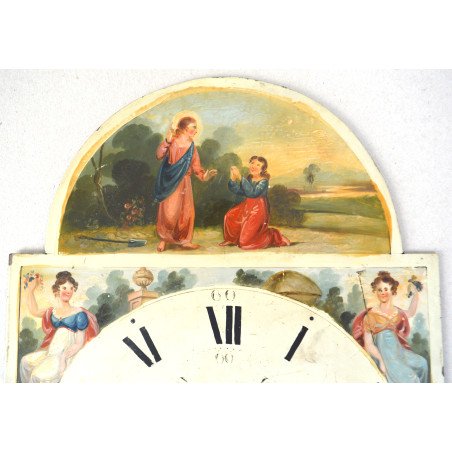 Painted clock dial, England, 18th century