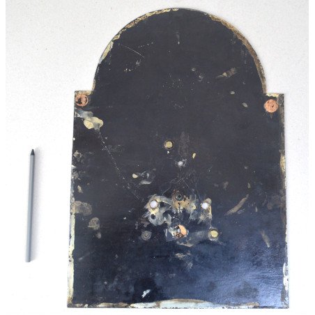 Painted clock dial, England, 18th century