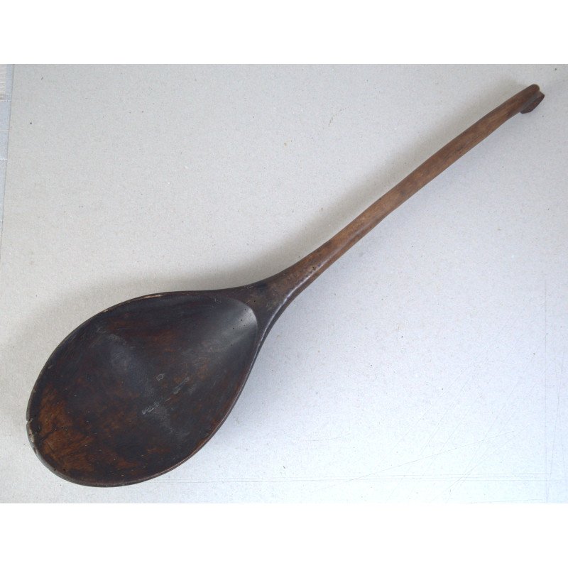 Wooden spoon, Transylvania, 1897