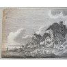 Franz Edmund Weirotter "Barci la mal" gravura veche 1868