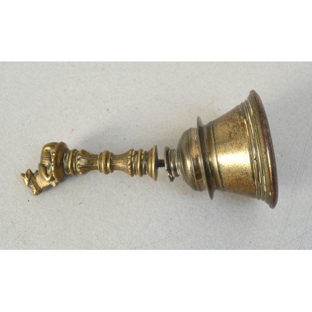 Antique puja bell decorated with Nandi, India