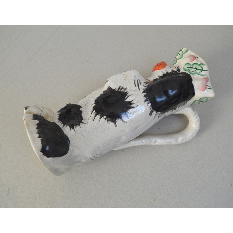 Staffordshire spaniel zoomorphic jug, circa...