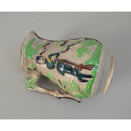 "The Volunteer Rifle Corps" antique Staffordshire mug, circa 1960