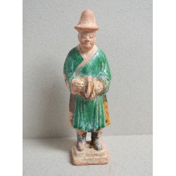 "Musician" glazed ceramic, Ming Dynasty style, China